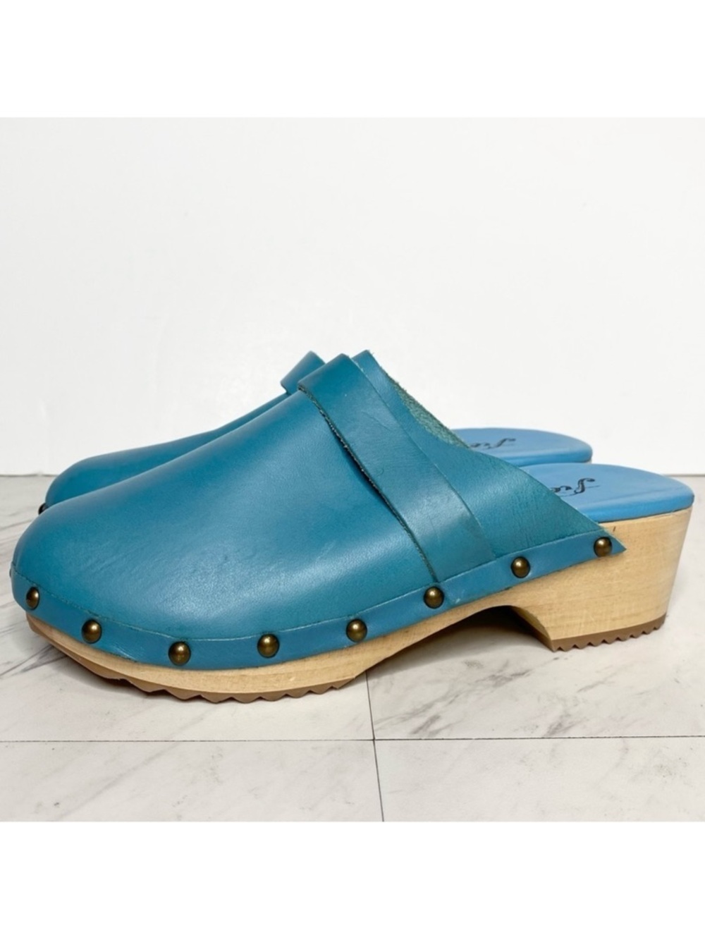 Free People Callum Surfer Leather Clog 36